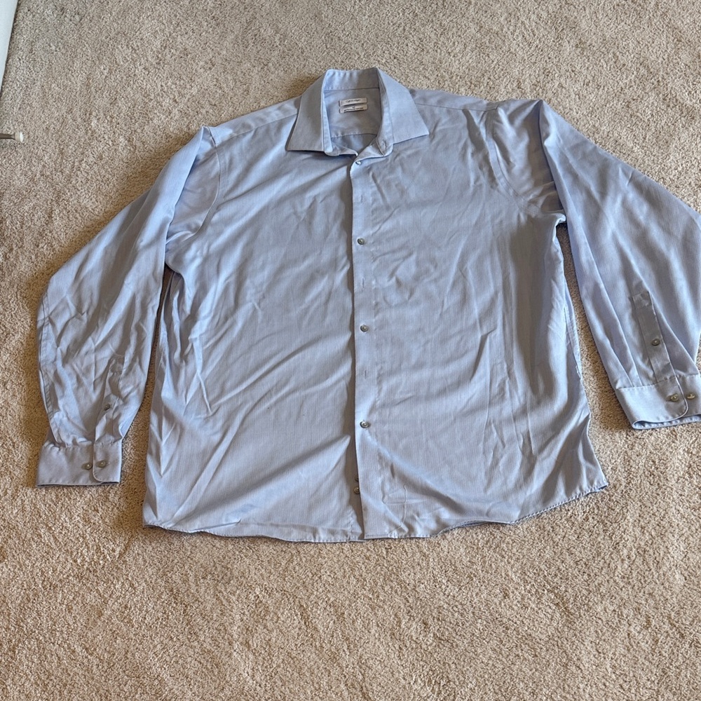 Calvin Klein Performance Light Blue Dress Shirt